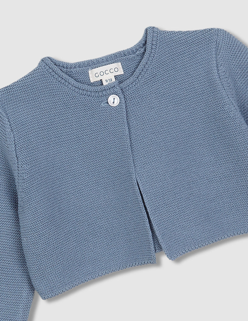 Suèter azul para niña